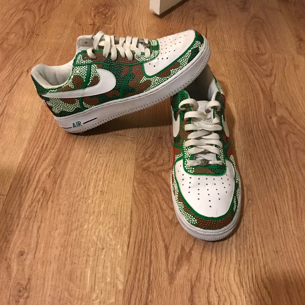Nike Air Force One custom designed camouflage